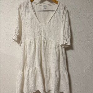 Sundance Jasmine Eyelet Midi Dress